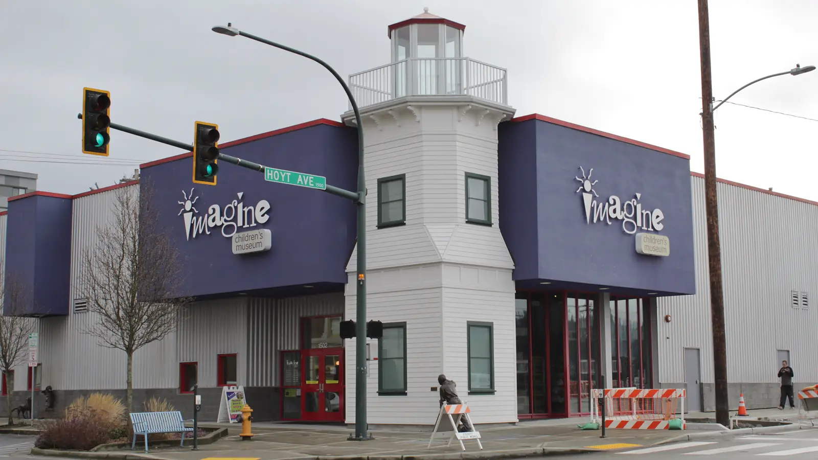 Imagine Children's Museum on the corner of Wall and Hoyt in downtown Everett.